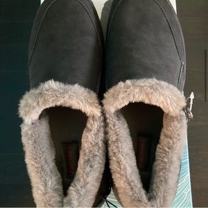 JSport Elenor Faux Sherling Slip On - Black (9)